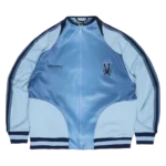 Athletic Gradient Poly Track Jacket – Baby blue