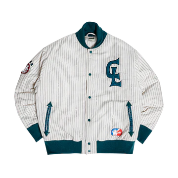 Baseball Varsity Jacket (Ivory)