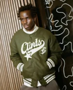 Baseball Varsity – Green Jacket f