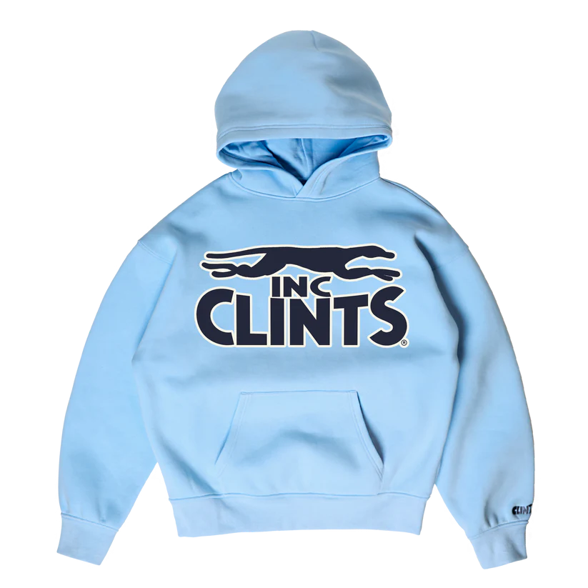 Clints Greyhound Hoodie – Baby Blueع Clints Greyhound Hoodie – Baby Blueع