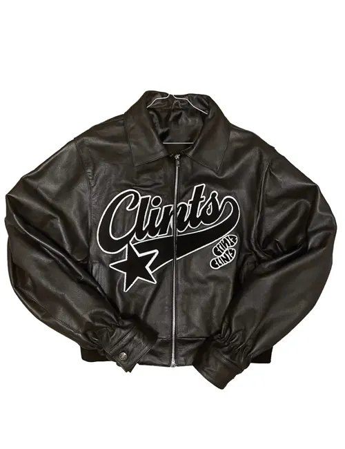 Clints Inc Leather Jacket – Black Clints Inc Leather Jacket – Black