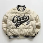 Clints Inc Puffer Jacket – Cream