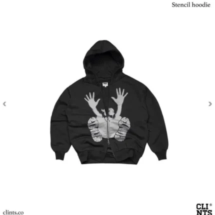 Clints Inc Step Correct Hoodie – Black