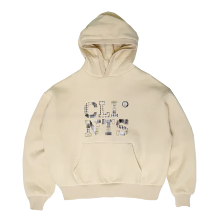 Clints Patch Work Hoodie – Cream