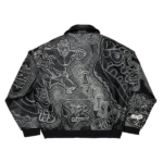 Real Leather Jacket – Black f