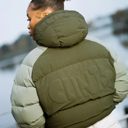 ⁠Rippled Puffer – Green f